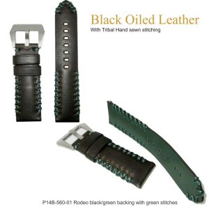 P14B-560 Rodeo series Vintage hand sewn leather watch strap