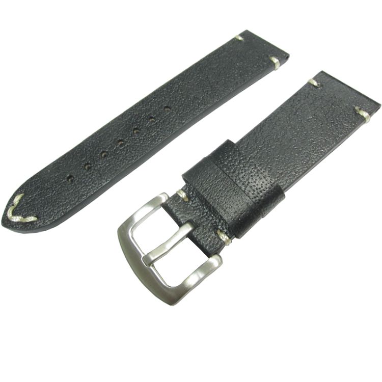 Vintage watch straps with hand-sewn stitching - Leather Watch Straps